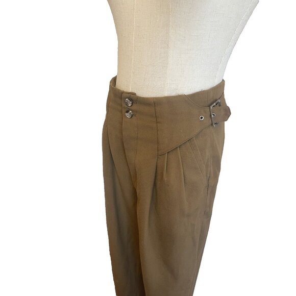 Vintage 80s Does 40s Military/ Landgirl Style Capris Pants 27”w - Picture 4 of 6